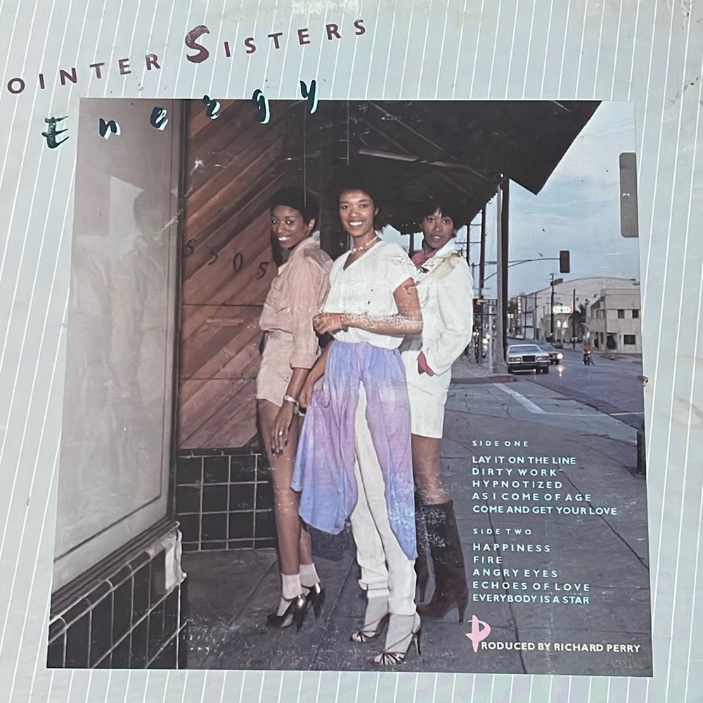Pointer Sisters Energy Vinyl Record